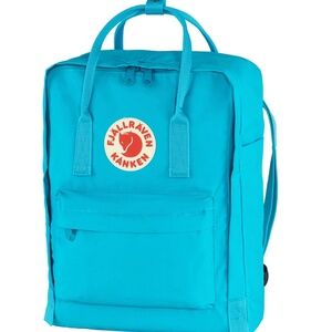 Fjällräven turquoise blue Kanken unisex backpack NWT